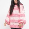 Donna glamorous Pullover | Ladies Jumper - Pink Stripe