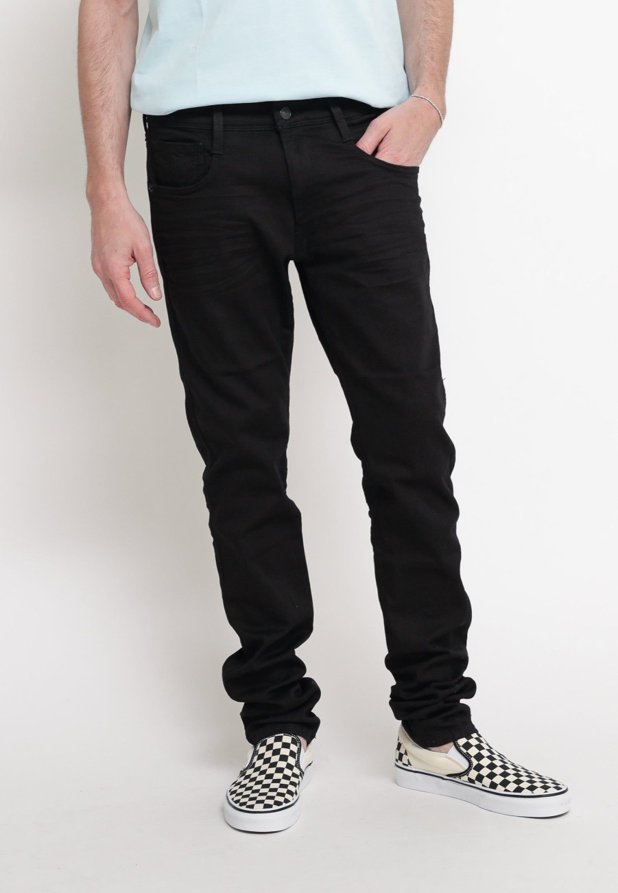 Uomo replay Pantaloni Jeans | Pantalone Jeans - Nero