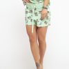 Donna moschino underwear Shorts | Teddy Bear Print Stretch Fleece Short - Green