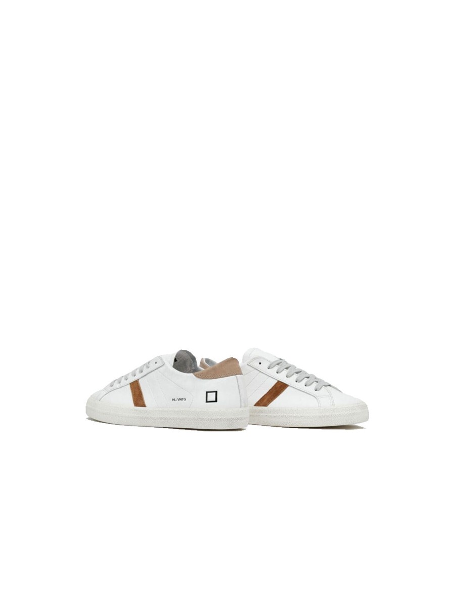 Scarpe d.a.t.e. | Hill Low Vintage Calf White-Beige