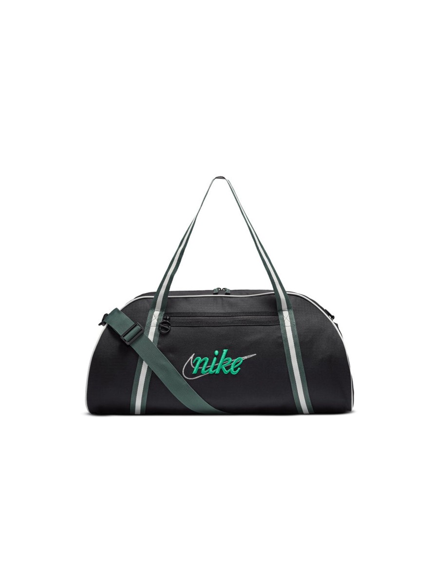 Uomo nike Borse | Gym Club Training Bag 24L - Black Vintage Green