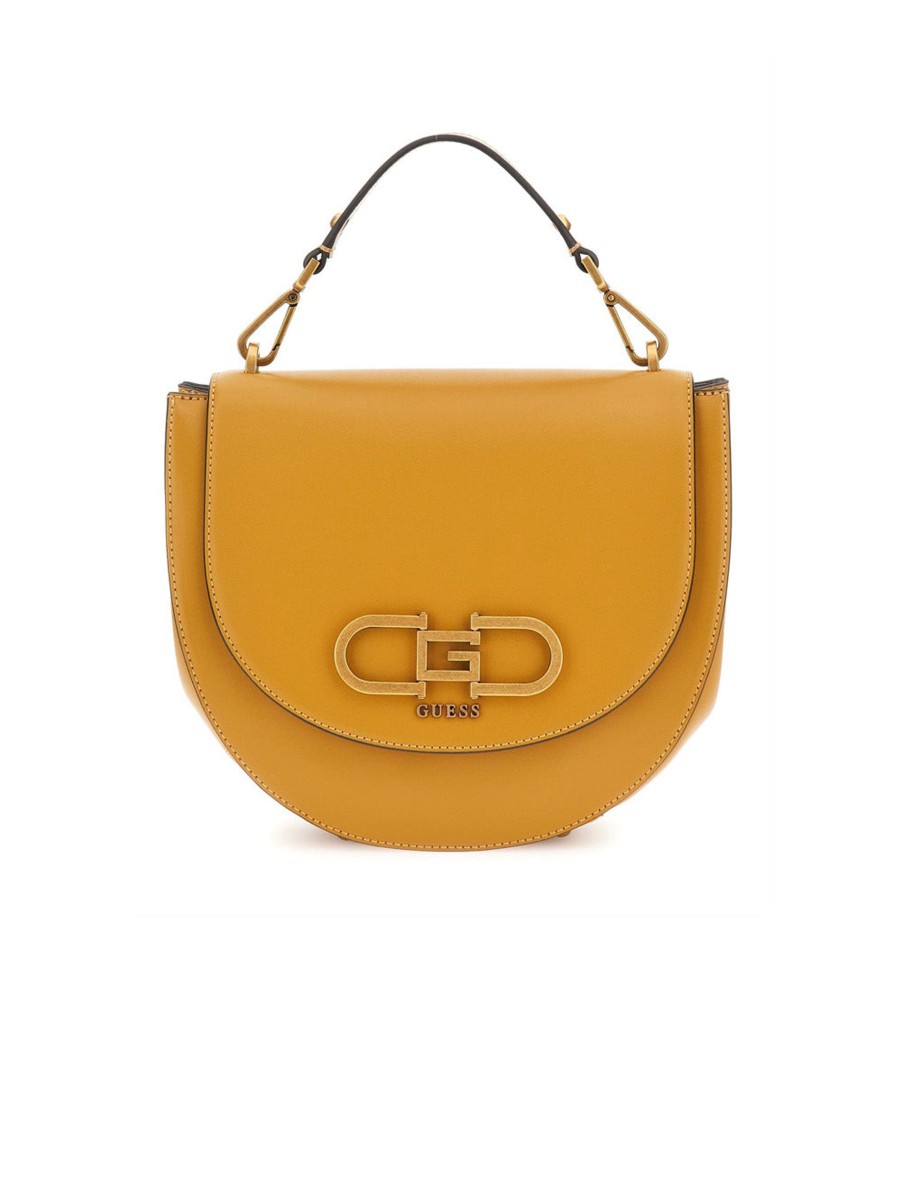 Donna guess Borse | Fleet Flap Saddle Bag - Mustard