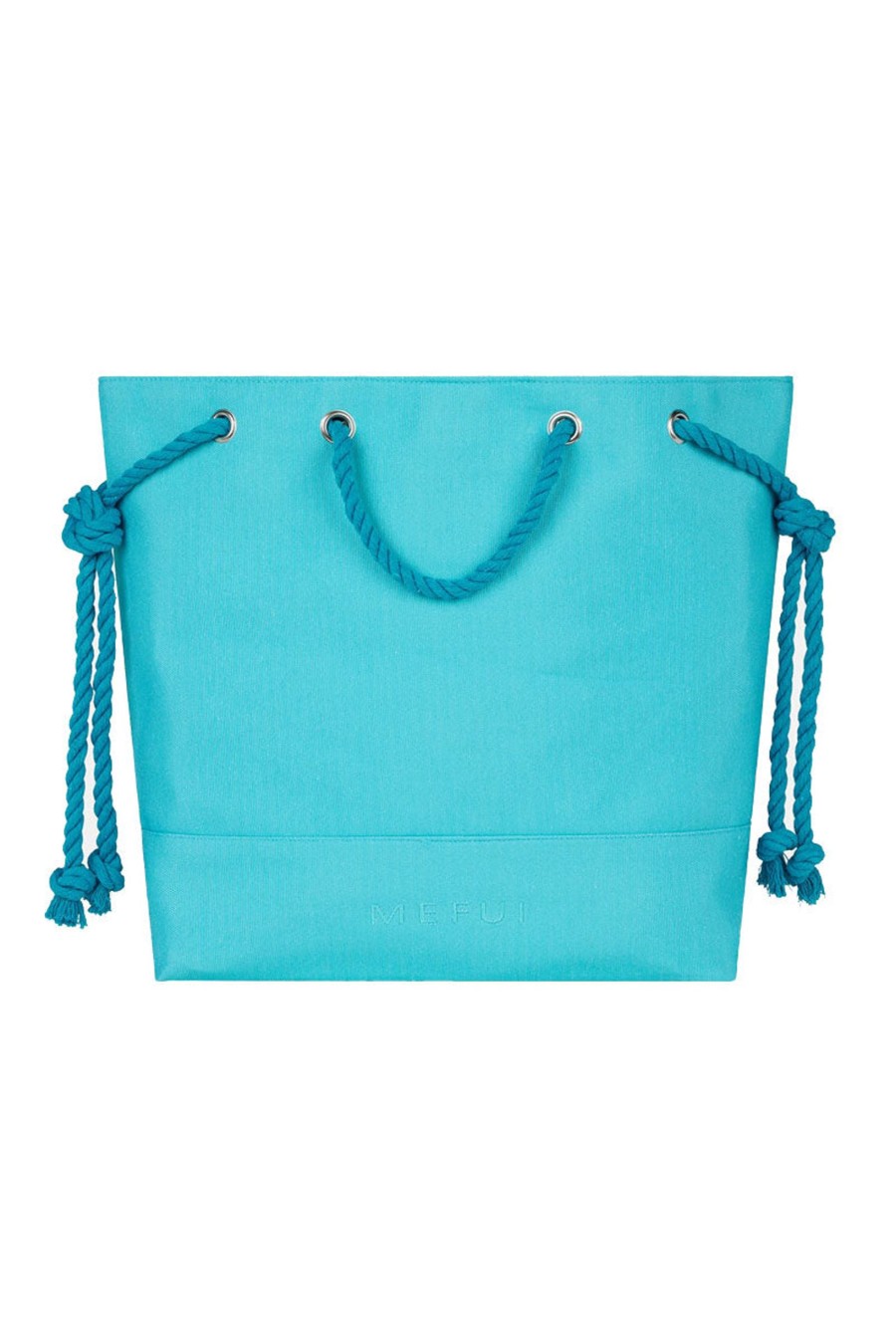 Donna me fui Borse Da Mare | Printed Handbag - Turchese