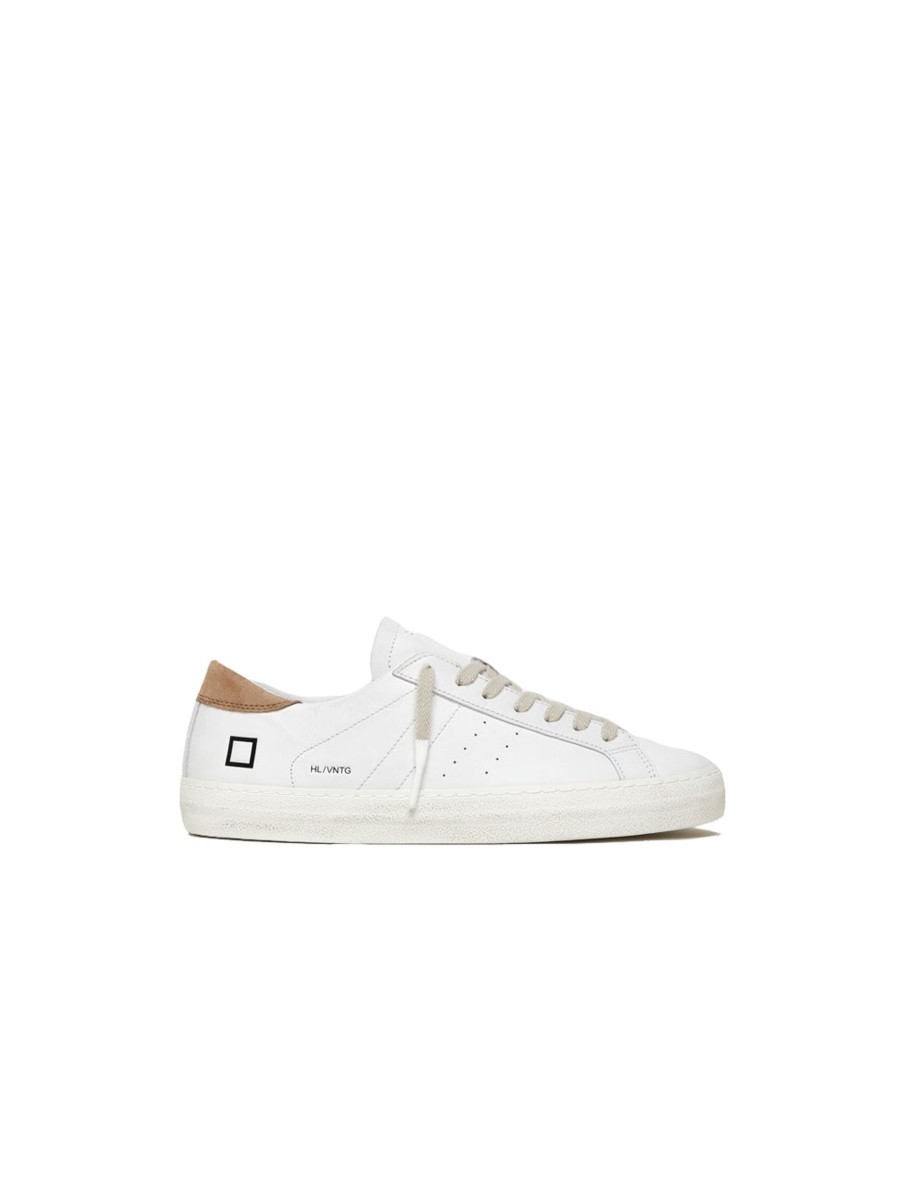 Scarpe d.a.t.e. | Hill Low Vintage Calf - White Rust