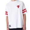 Uomo New Era T-Shirt | T-Shirt Oversize Chicago Bulls Nba Arch Graphic - Bianco