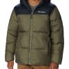 Uomo Columbia Giubbotti | Puffect Hooded Jacket - Green/Black