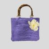 Donna mia bag Borse A Mano | Tote Bag Mini Con Manico Bamboo - Lavanda